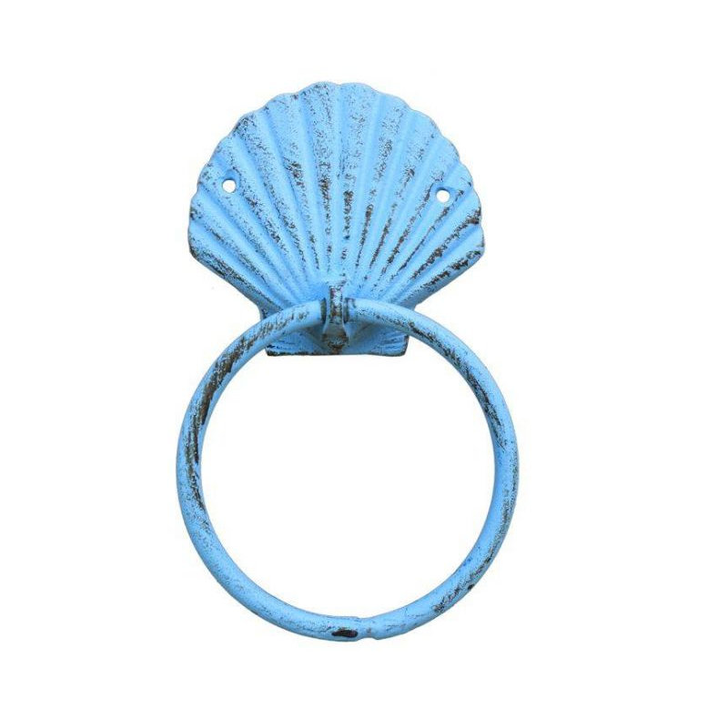 Anneau à serviettes coquillage Avers, Bleu pâle