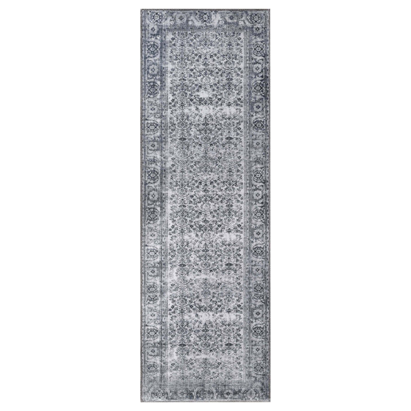 Tapis Gavray avec envers antidérapant, Tapis de couloir 2 pi 6 po x 7 pi 6 po