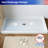 Rainlex 60 in. x 32 in. Single Threshold Shower Pan Base in White with Center Hand Drain-119700369