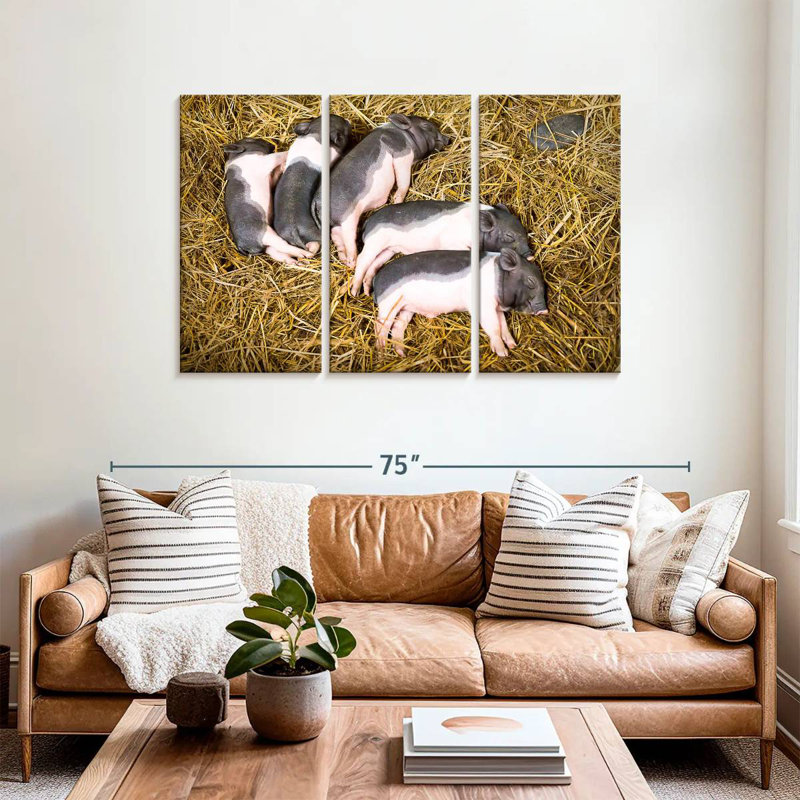 Brampt Piglet Quintet, 36" H x 57" W