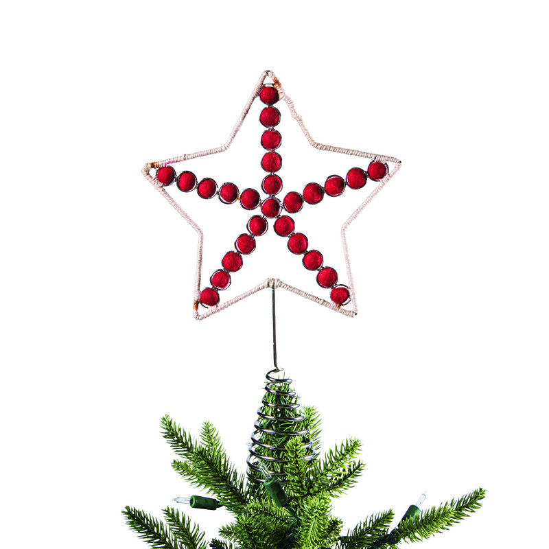 3'' Fabric Astrology & Stars Tree Topper