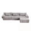 Canapé rembourré avec 3 coussins et repose-pieds-1161736739