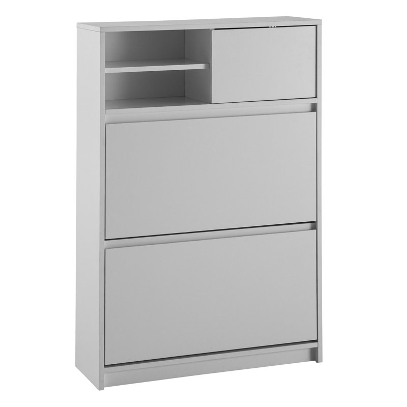 12 Pair Flip Down Shoe Storage