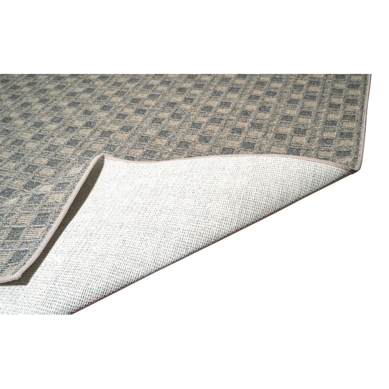 Abstract Indoor/Outdoor Commercial Color Rug - Beige, Pet Friendly Rug, Runner 3' x 44'