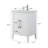 Chambery 24" Single Sink Bathroom Vanity with Ceramic Top-94426581-94564323-119156864