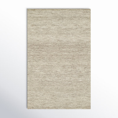 Gray Sand Hand-Tufted Wool Rug