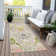 Machine Washable Indoor/Outdoor Xhevrie Beige Rug