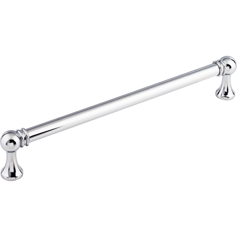 Kara 7 9/16" Center to Center Bar Pull, Polished Chrome