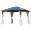 3.7m x 3m Metal Patio Gazebo