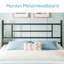 Metal Platform Bed With Modern-Style Headboard And Footboard, No Box Spring Needed-1120605658-1120605659
