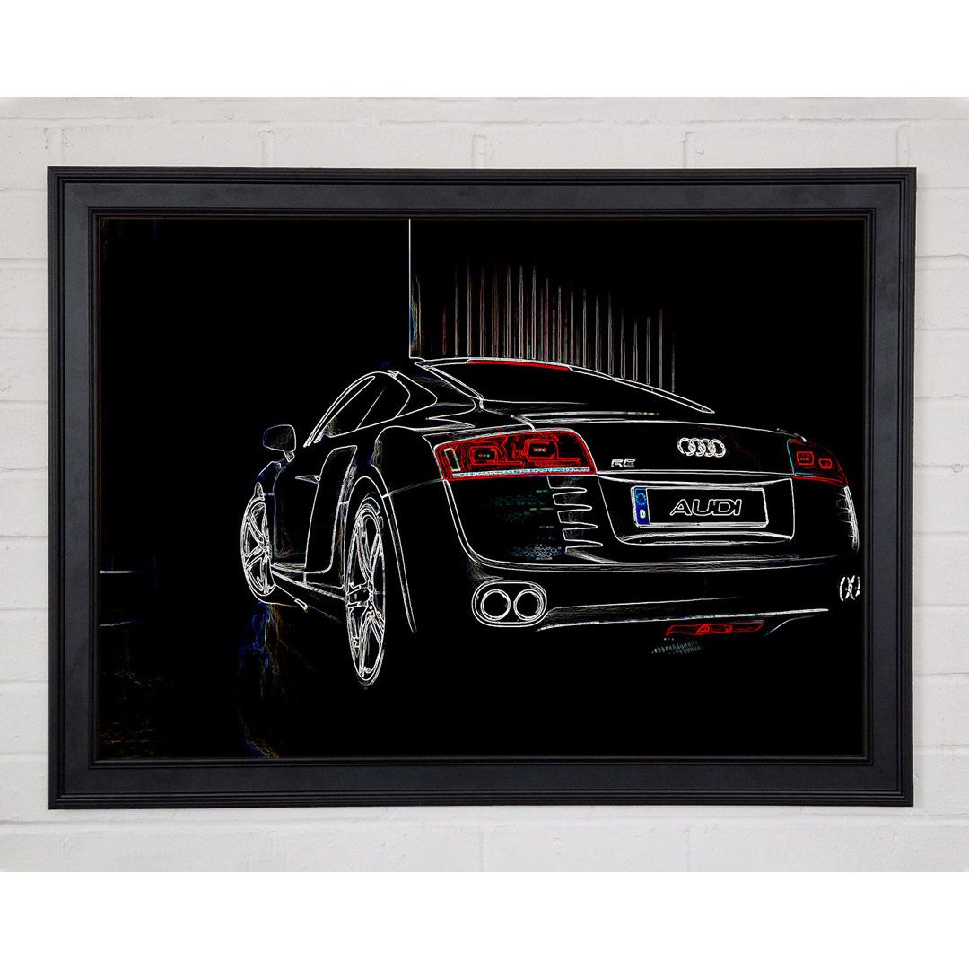 Leinwandbild Audi R8 Rear