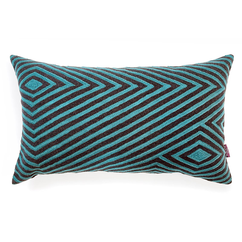 Embroidered Throw Pillow