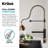 KRAUS Artec Pro Commercial Style 2-Function Single Handle Pull Down Kitchen Faucet with Pot Filler-114318003