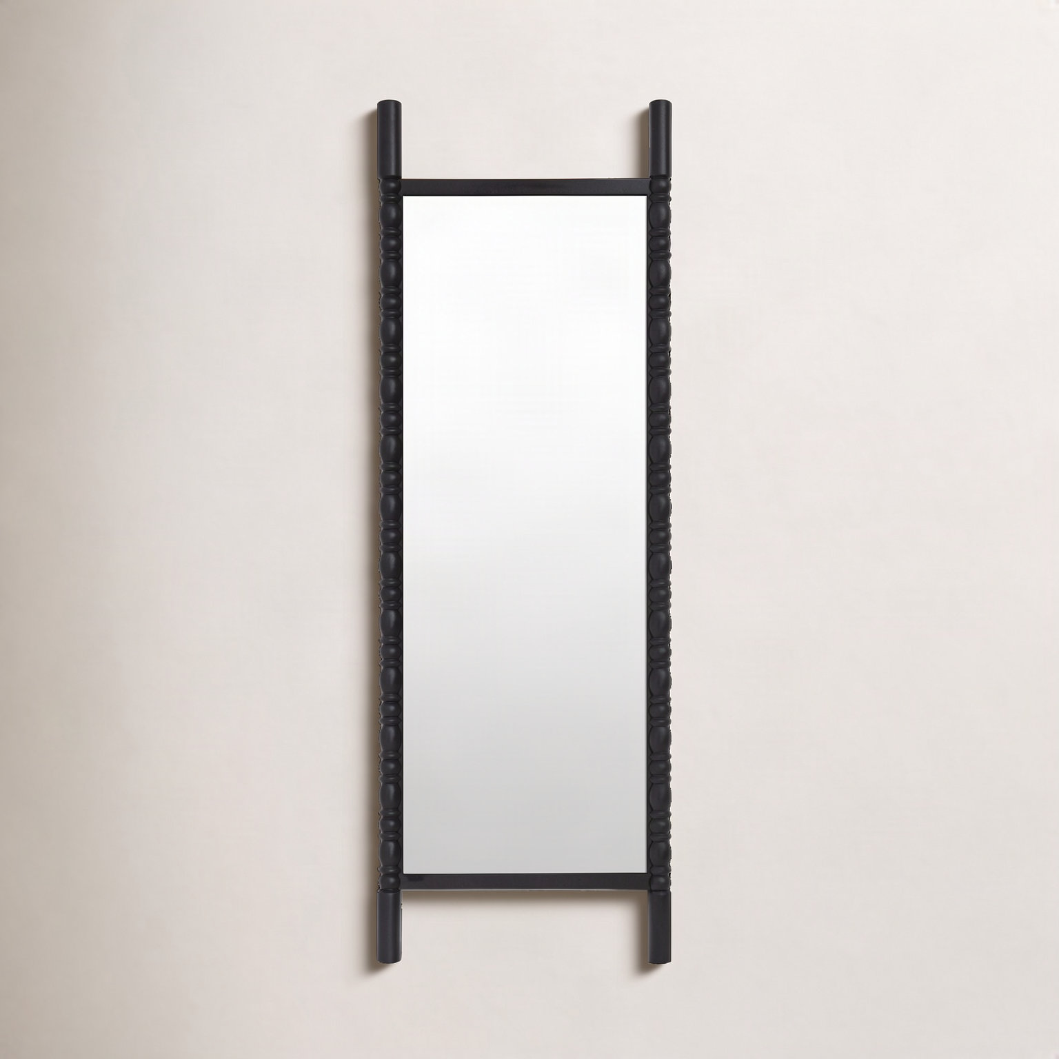 Bennet Full-Length Mirror, 65" x 22", Black