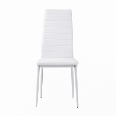 Ensemble de 2 chaises d'appoint en similicuir
