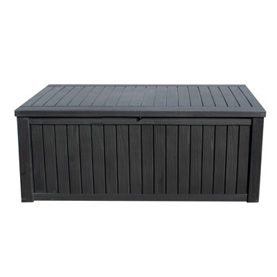 YITA Large Outdoor Storage Deck Box with Built-in Divider