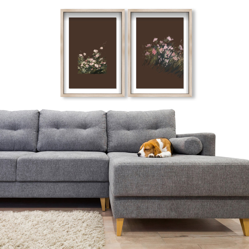 Secret Garden Set Set by Oliver Gal, 17"H x 25"W, Natural Oak Shadowbox
