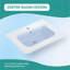 BB0424Y301, lavabo intégré en céramique blanc brillant, bonde et robinet non inclus