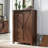 Charithra 5-Drawer Chest with Sliding Barn Door-1259757798