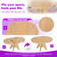 Table de salle à manger extensible de 42 à 58 pouces pour 4 à 6 personnes, table de cuisine avec pieds croisés robustes, aspect bois massif-798897729