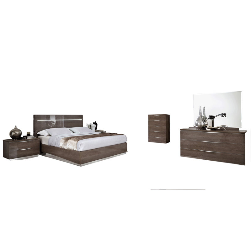 Silver Birch 6-Piece Bedroom Set, King
