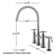 Ailey Bridge Kitchen Faucet with Side Spray