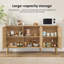 Buffet avec 3 portes en rotin, armoire de rangement moderne pour le salon de l'entrée-595160261-595160263