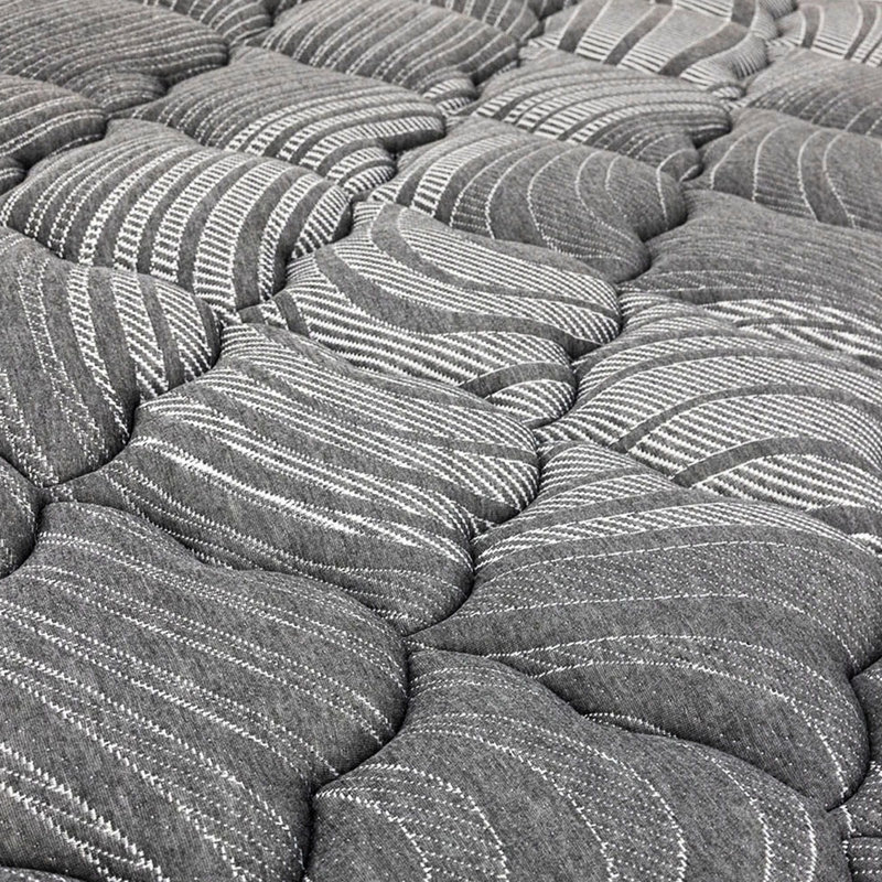 Très grand lit de 12 po avec base en mousse, poche, mousse à mémoire de forme, matériau principal gris, matelas et couleur de tic-tac de 380 g / m², housse, comprimé, enroulé