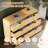 Ato Fluted 6 Drawers Dresser for Bedroom, 54" Wide Wooden Dresser with Metal Handle, Curved Profile Design, Modern Storage Organizer for Living Room, Hallway-1098883143