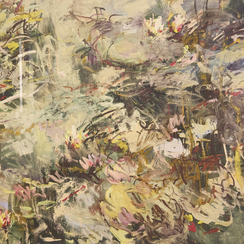 Evening Reflections Painting by Lilia Orlova Holmes, 48"H x 48"W