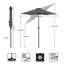 Hurt 220cm Market Parasol-975673427