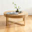 Table basse à tambour Modern Handcraft avec piédestal robuste, polyvalente pour n'importe quelle pièce.-911613847-930458764
