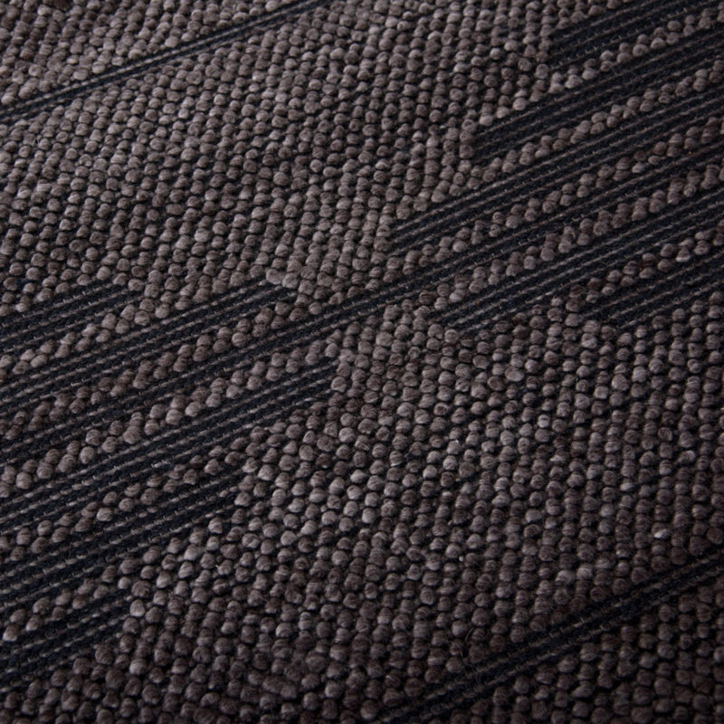Tapis tissé à la main 100% polyester recyclé, Rectangle 5 pi x 7 pi 9 po
