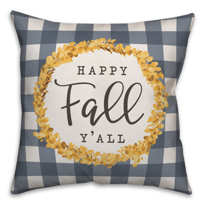  Housse de coussin Happy Fall Y'all