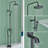 2 Handle Floor Waterfall Faucet with Diverter-99927420