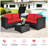 Saraiyah 4 - Person Patio Conversation Set with Cushions-1475391723
