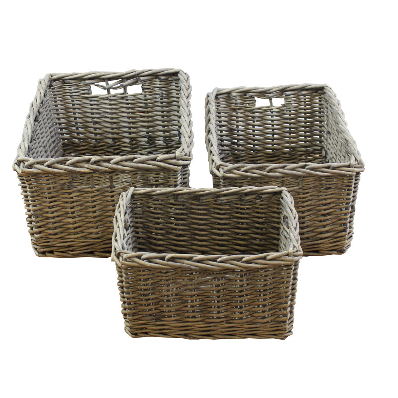 JVL Chunky Wicker Decorative Basket