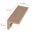 Moa Teak Floating Shelf-421632840