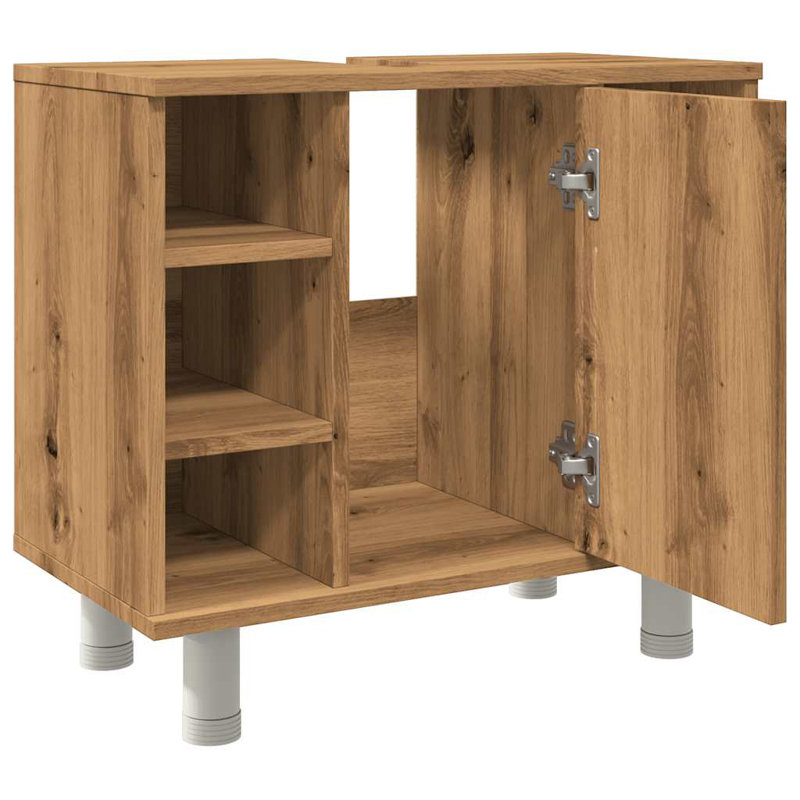 Avrom 60cm Bathroom Vanity Base Only, Artisan Oak