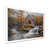 Cadre simple blanc, bois massif