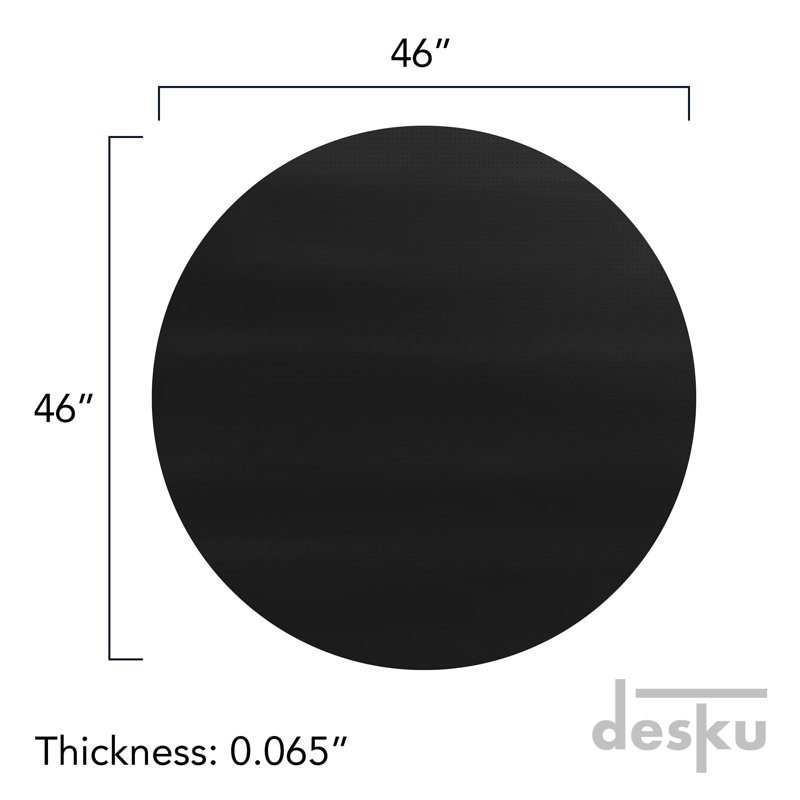 Paillasson pour plancher dur, Noir