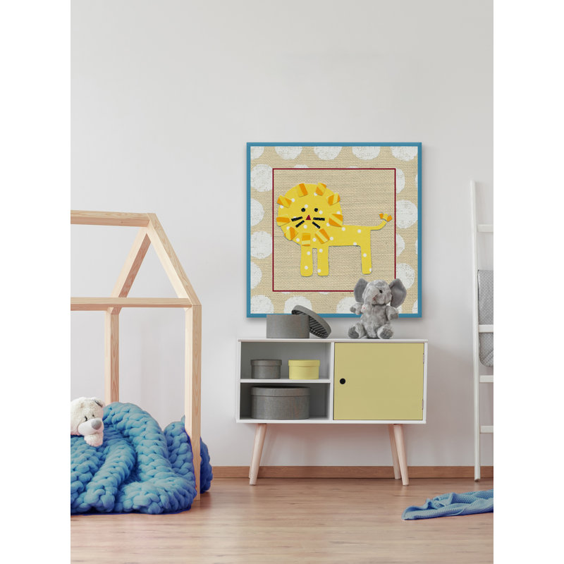 Partin «Katherines Lion», reproduction sur toile tendue, H 12 po x l 12 po x P 1,5 po