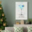 «Blue Christmas Cocktail», reproduction sur toile tendue-1120440579