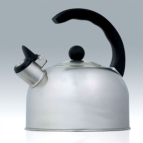 Creative Home 2.41 Quarts Stainless Steel Whistling Tea Kettle, Stainless Steel