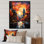 «City Pittsburgh Popart II - Cityscapes», reproduction sur toile