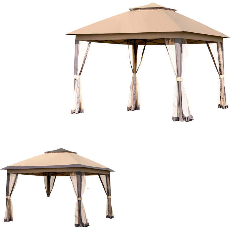 Garden Winds Beige, 40" H x 132" W x 132" D