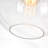 Glass Mini Pendant Light - Single Bulb Hanging Fixture with Minimalist Modern Round Clear Shade, Adjustable Black Cord - Kitchen, Dining Room, Bar Lighting-1712133305