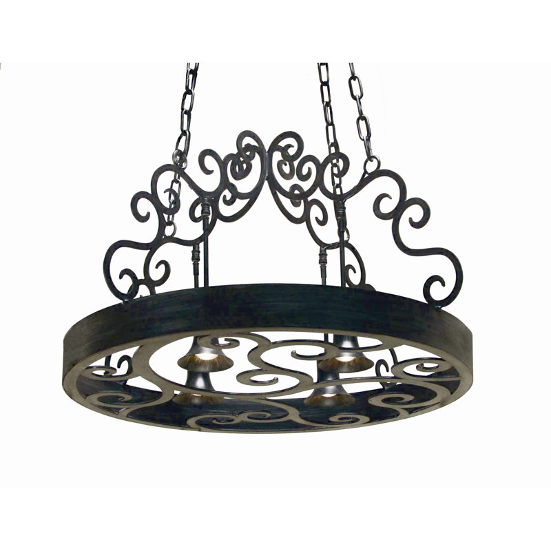 Dior Handcrafted Hanging Pot Rack, Copper Rust Premium