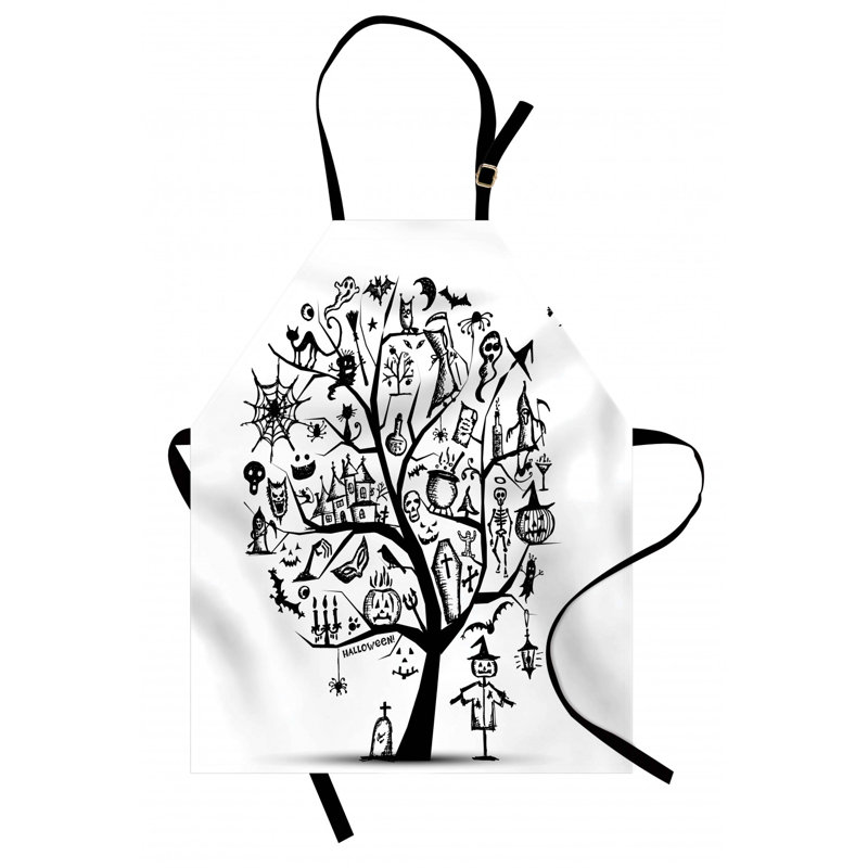 Halloween Bib Apron