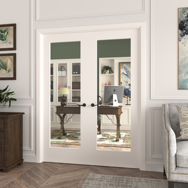 Dalle de porte intérieure en verre trempé 30 "x 80" 1 panneau, 30 po x 80 po